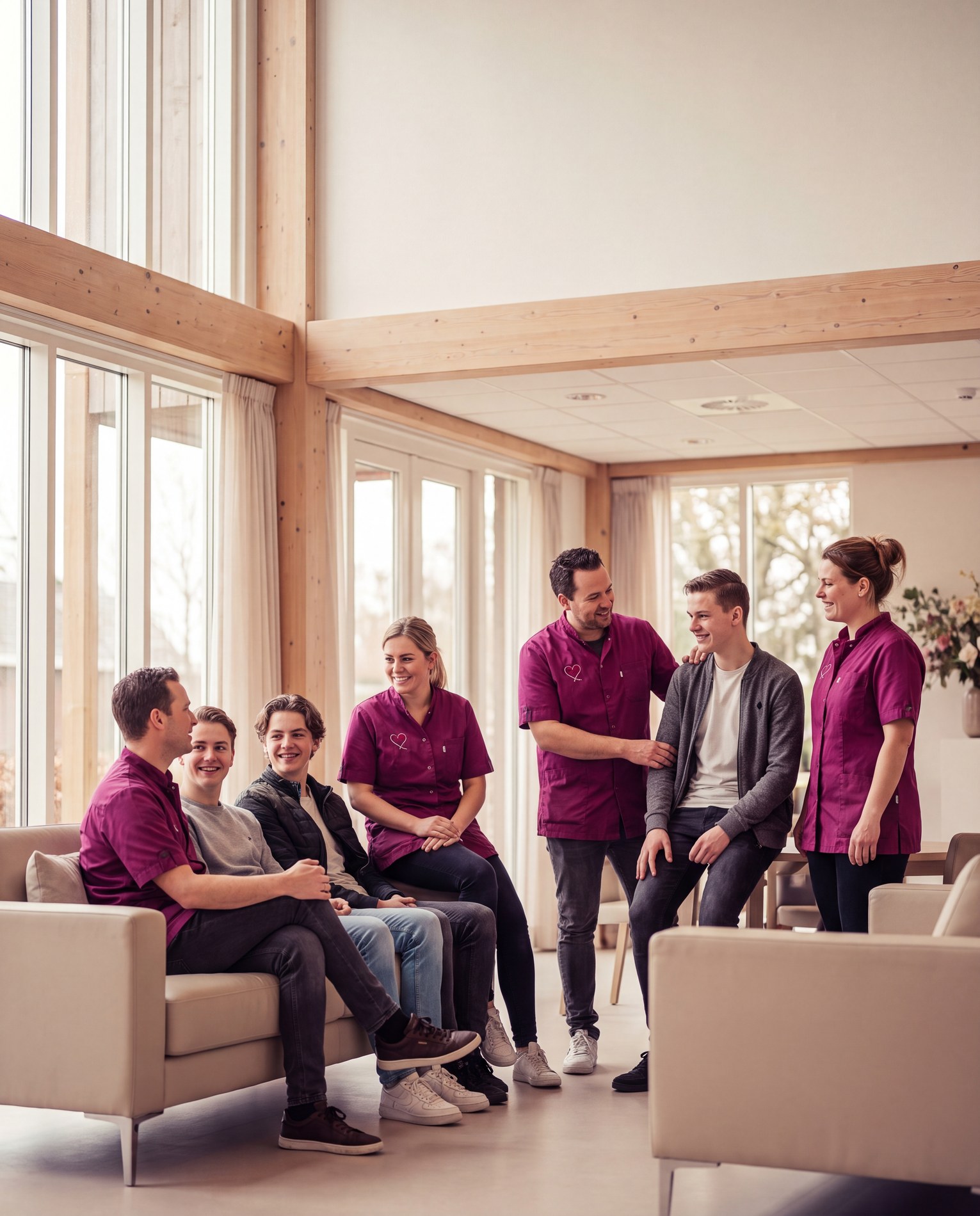 Het team van Hartlijn Zorg — gekwalificeerde zorgprofessionals
